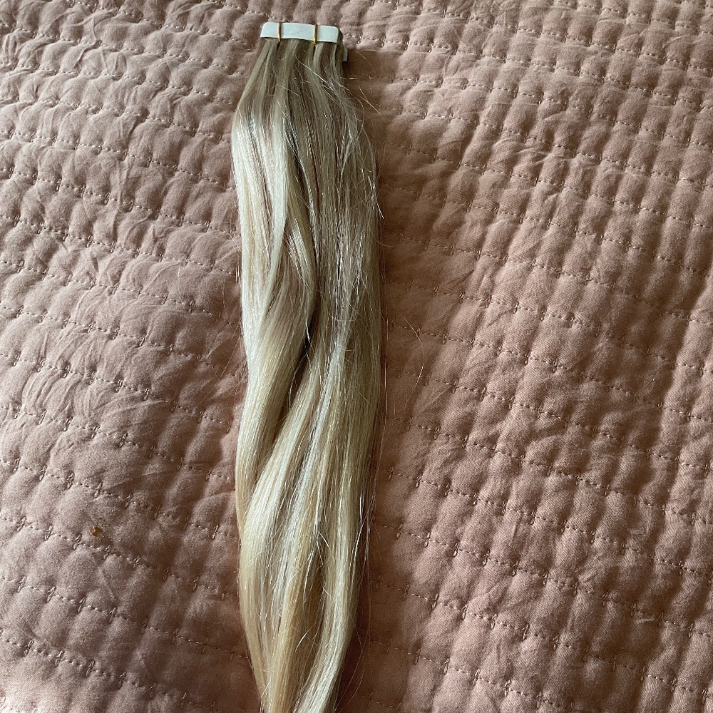 16 inch Tape in extensions, brand new, tape is already on them